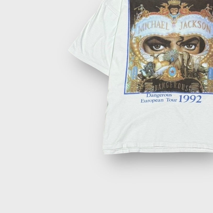 Michael Jackson 世界限定Tシャツ Dangerous マイケルジャクソン🕶のDANGEROUSツアーTシャツをレスキュー