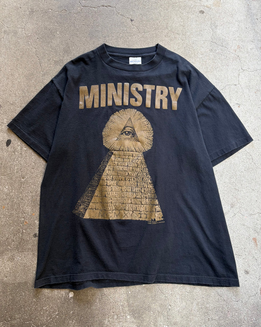 90’s “MINISTRY” band t-shirt X-large