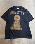 90’s “MINISTRY” band t-shirt X-large