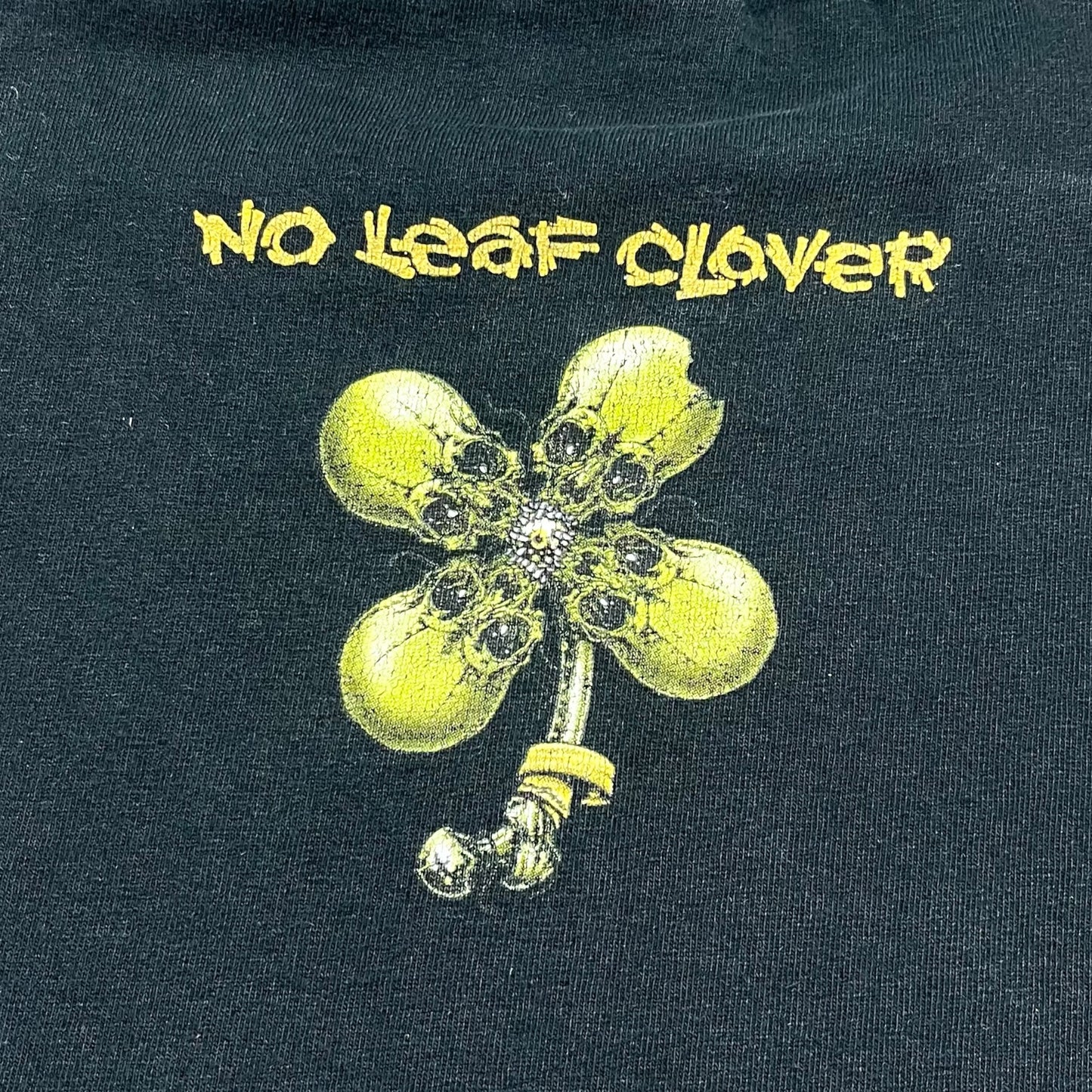 2001 METALLICA "No leaf Clover" band t-shirt