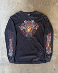 00’s “HARLEY DAVIDSON” flame pattern l/s t-shirt