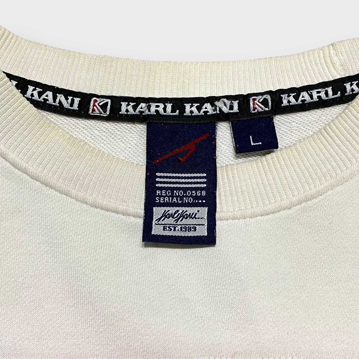 "KARL KANI" Bi-color design sweat