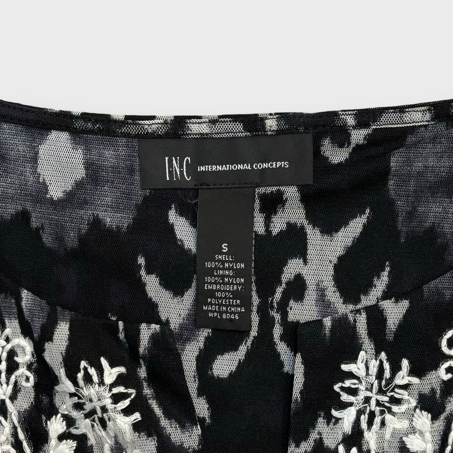 "INC International Concepts" sheer blouse
