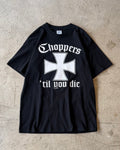 00’s “Choppers” iron cross t-shirt MEDIUM