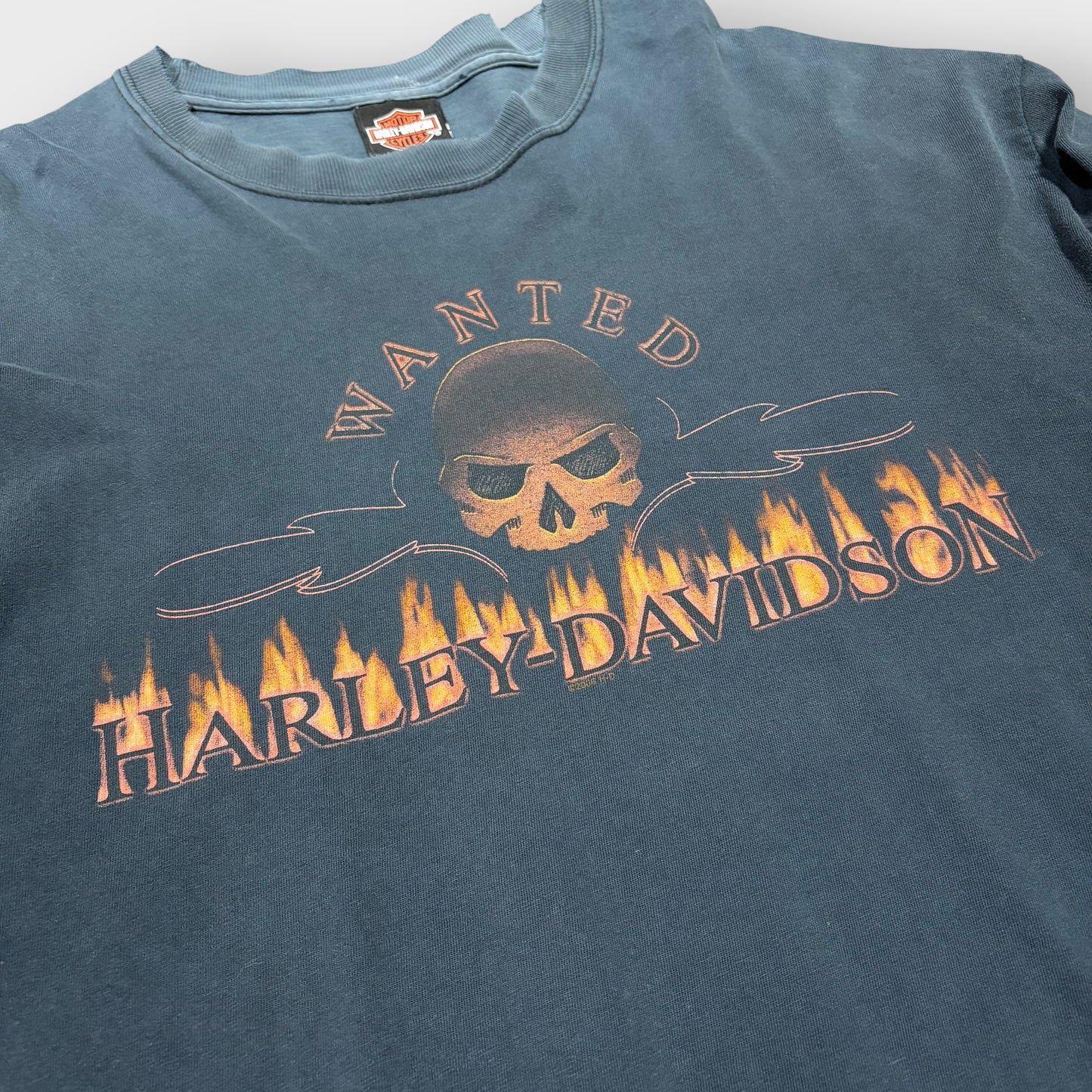 00’s “HARLEY DAVIDSON” flame pattern l/s t-shirt