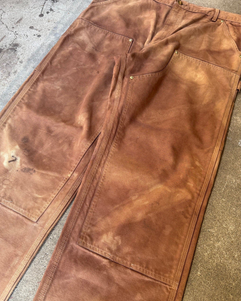 00’s “Carhartt”faded double knee work wear pants