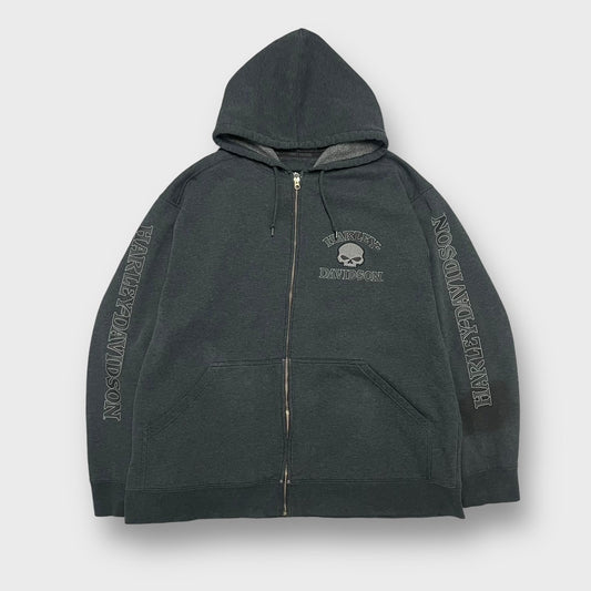 90's-00's "Harley Davidson" full zip hoodie