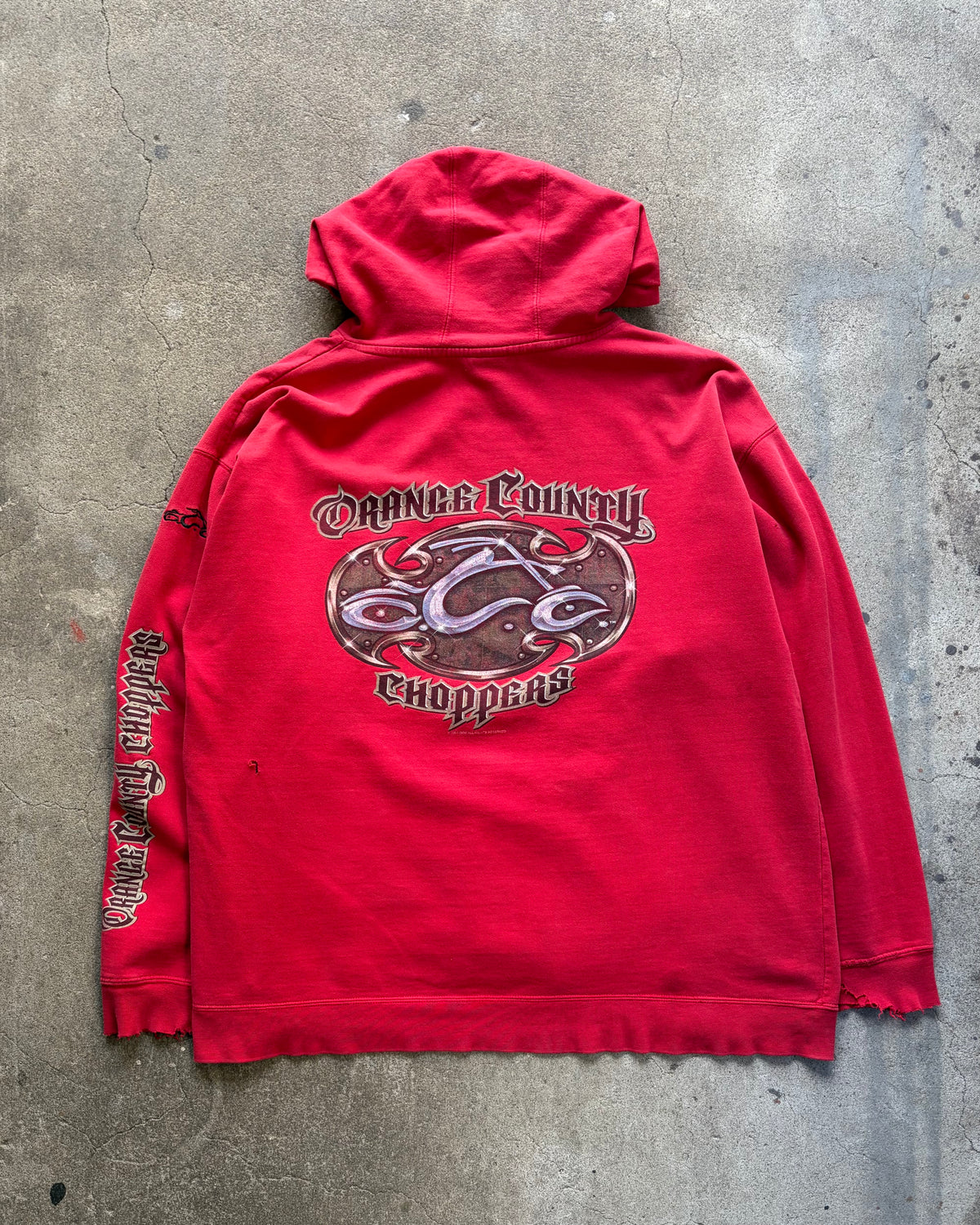 00’s “orange county choppers” hoodie