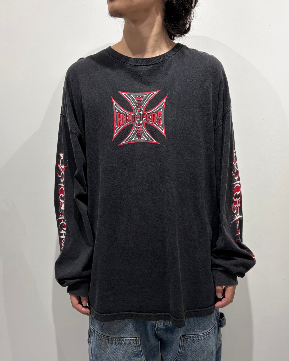 90-00’s “WEST COAST CHOPPERS”  l/s t-shirt 2x-large