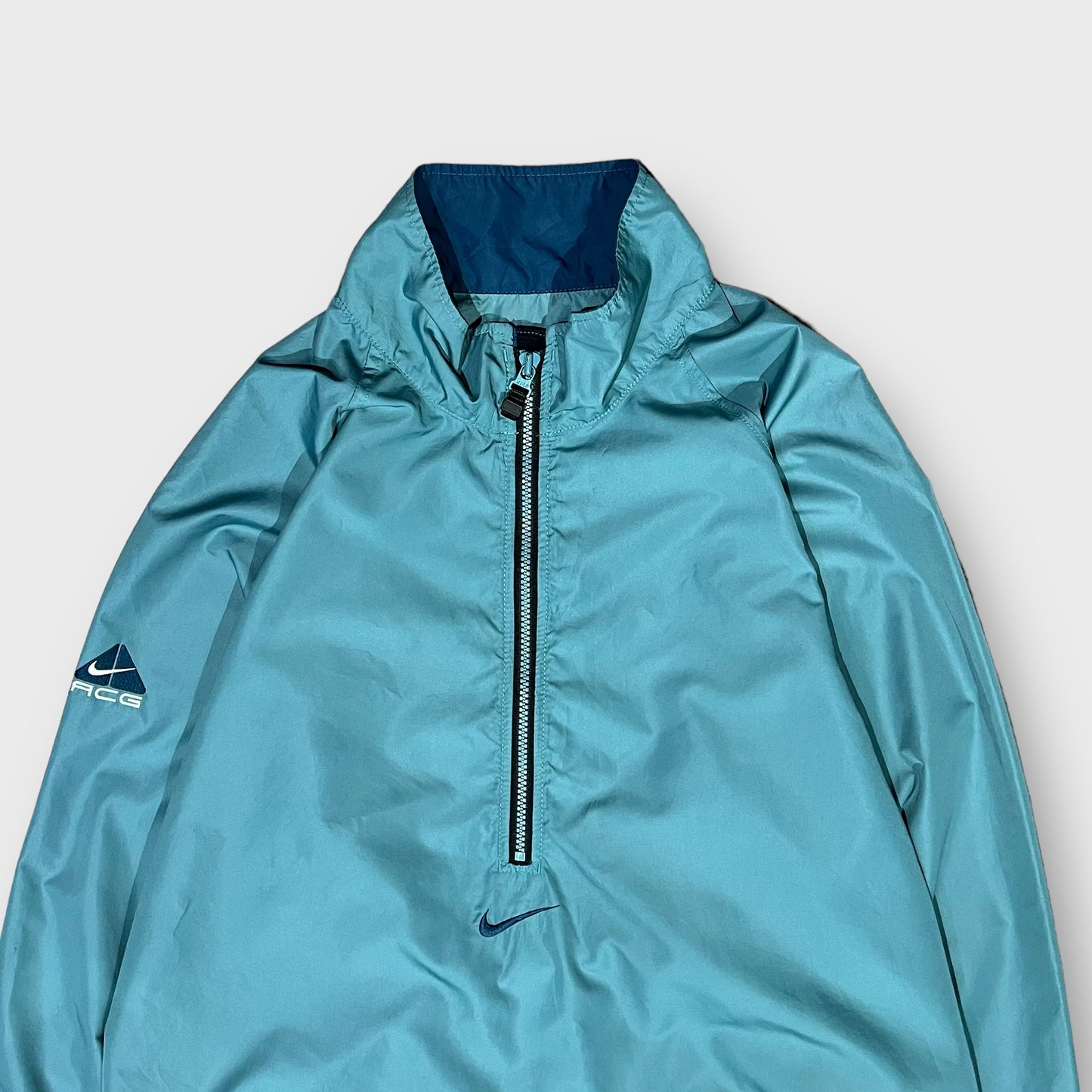 90’s NIKE “ACG”
half zip nylon jacket