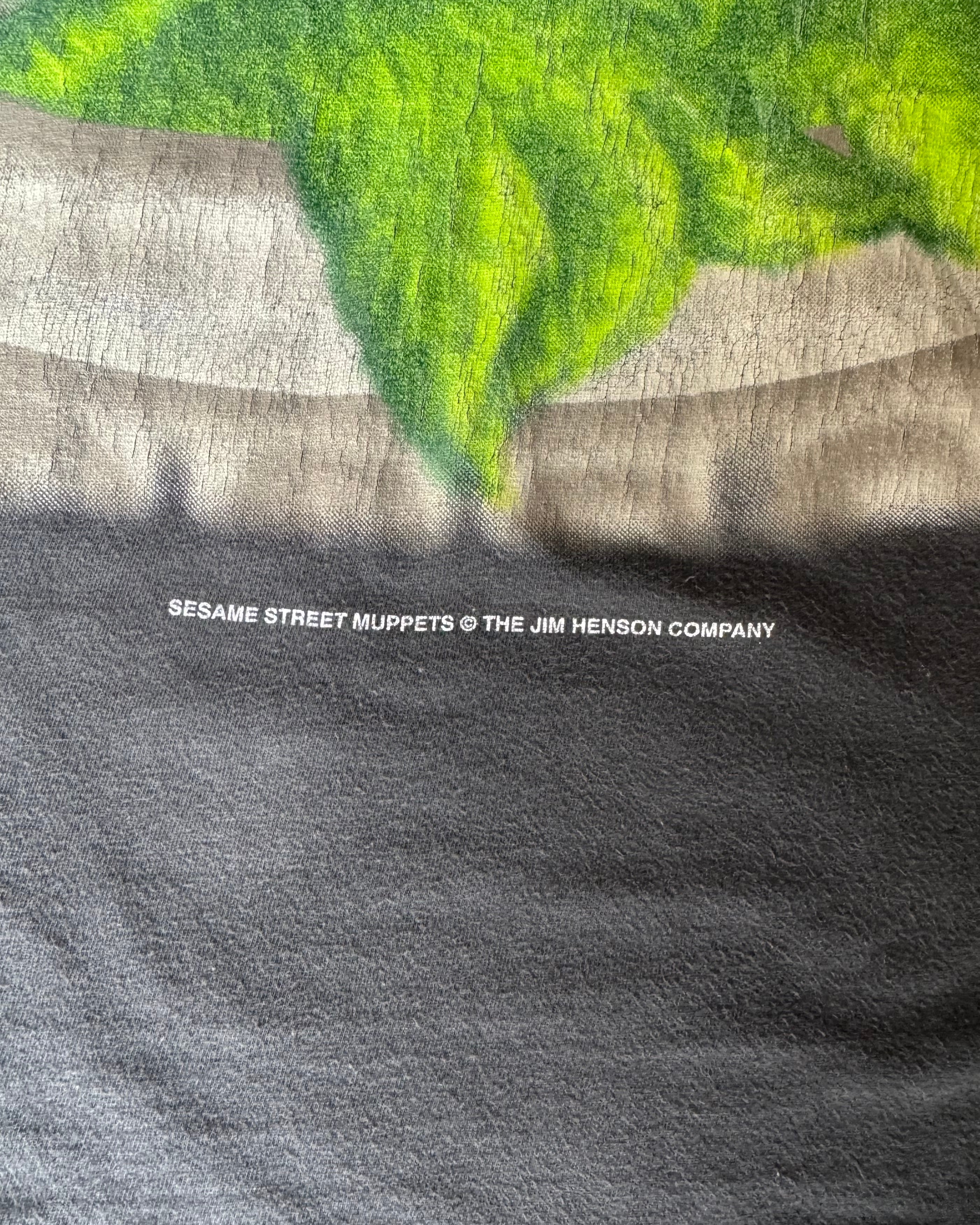 90-00’s Sesame Street
“Oscar The Grouch” character t-shirt X-LARGE