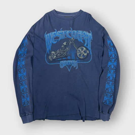 00’s “WEST COAST CHOPPERS” thermal l/s t-shirt