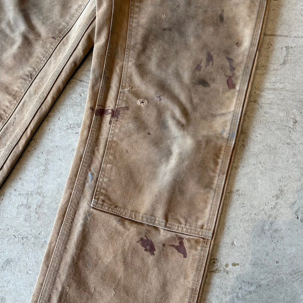 00's "Carhartt"faded double knee work wear pants 34×32