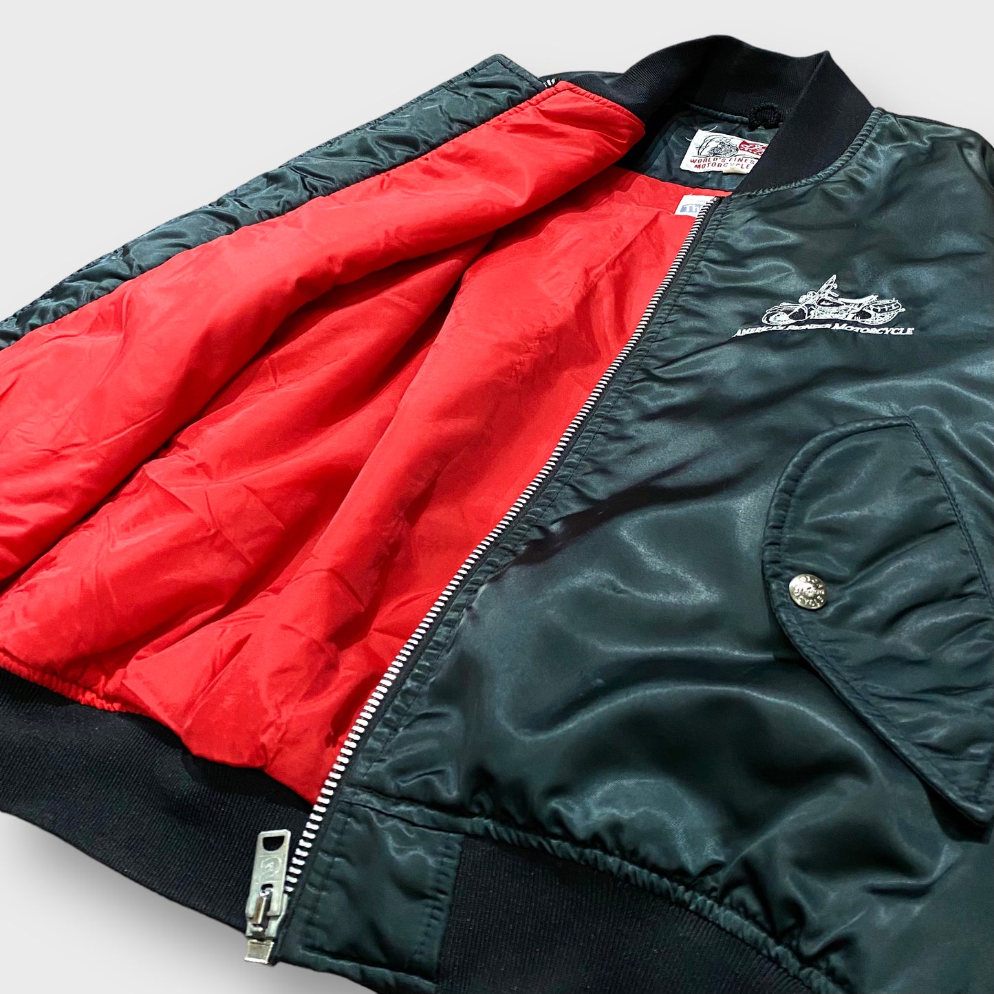 80’s "Indian motorcycle"MA-1 bomber jacket