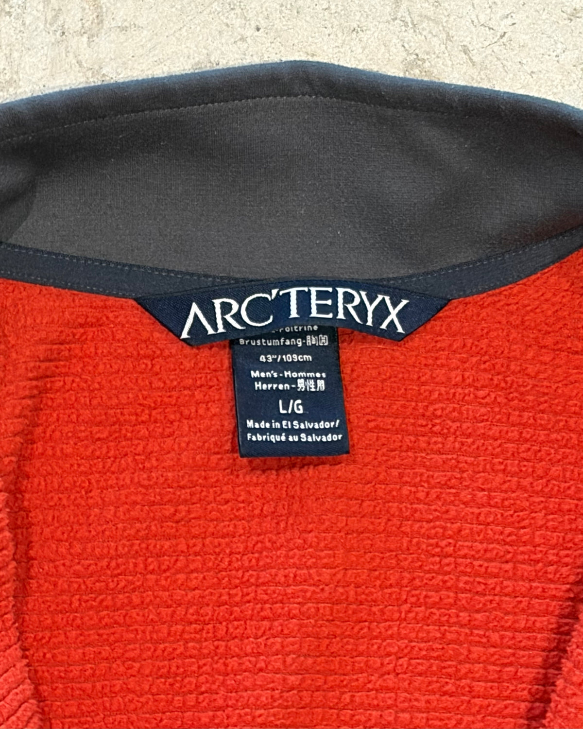 00’s “ARC'TERYX”
Delta AR zip neck fleece jacket large