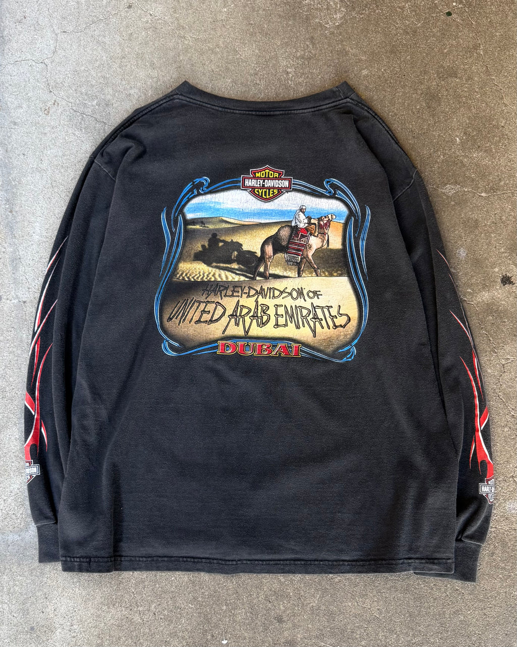 00’s “Harley-Davidson”
Flame pattern l/s t-shirt X-LARGE