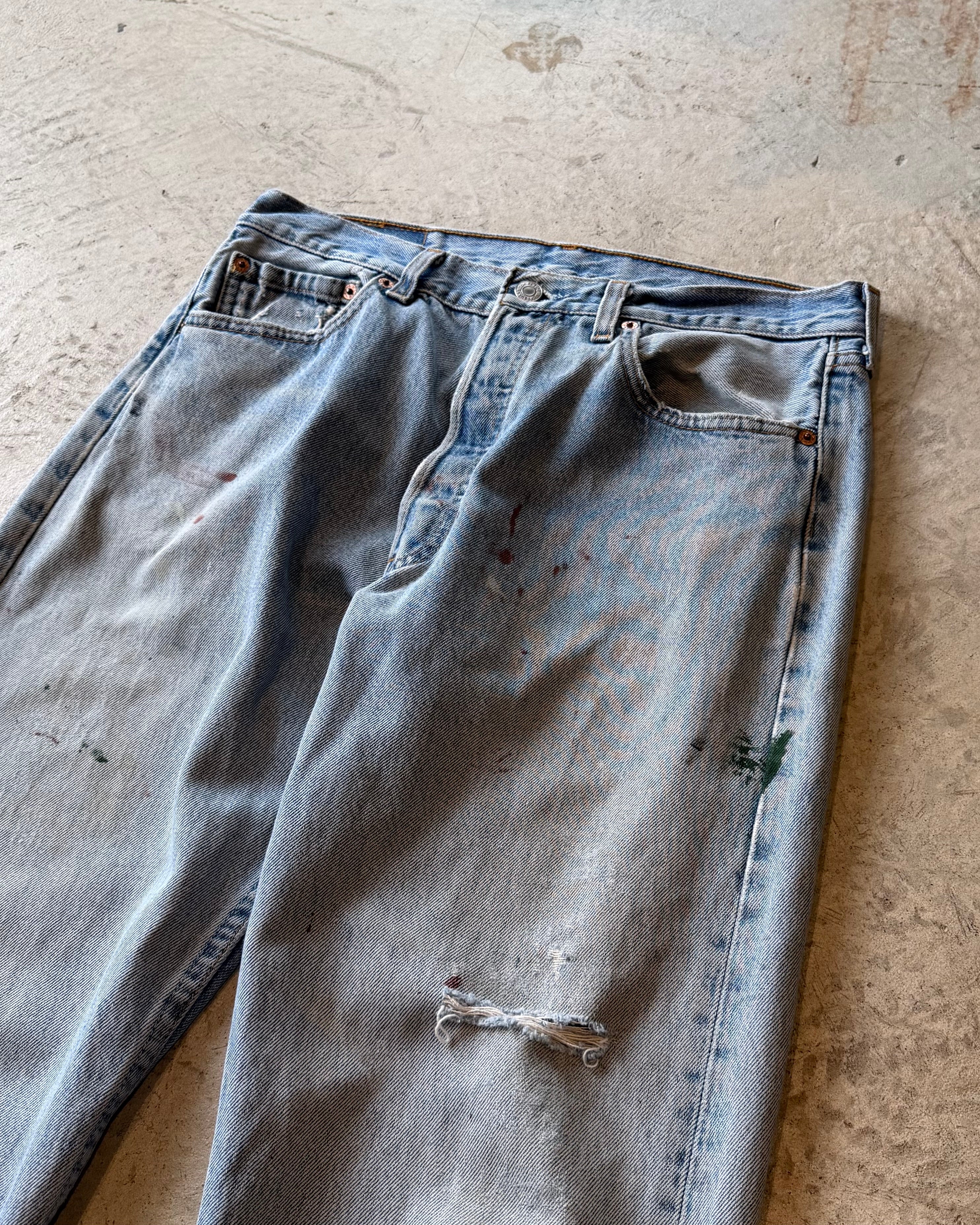 00’s Levi’s “501” damage denim pants