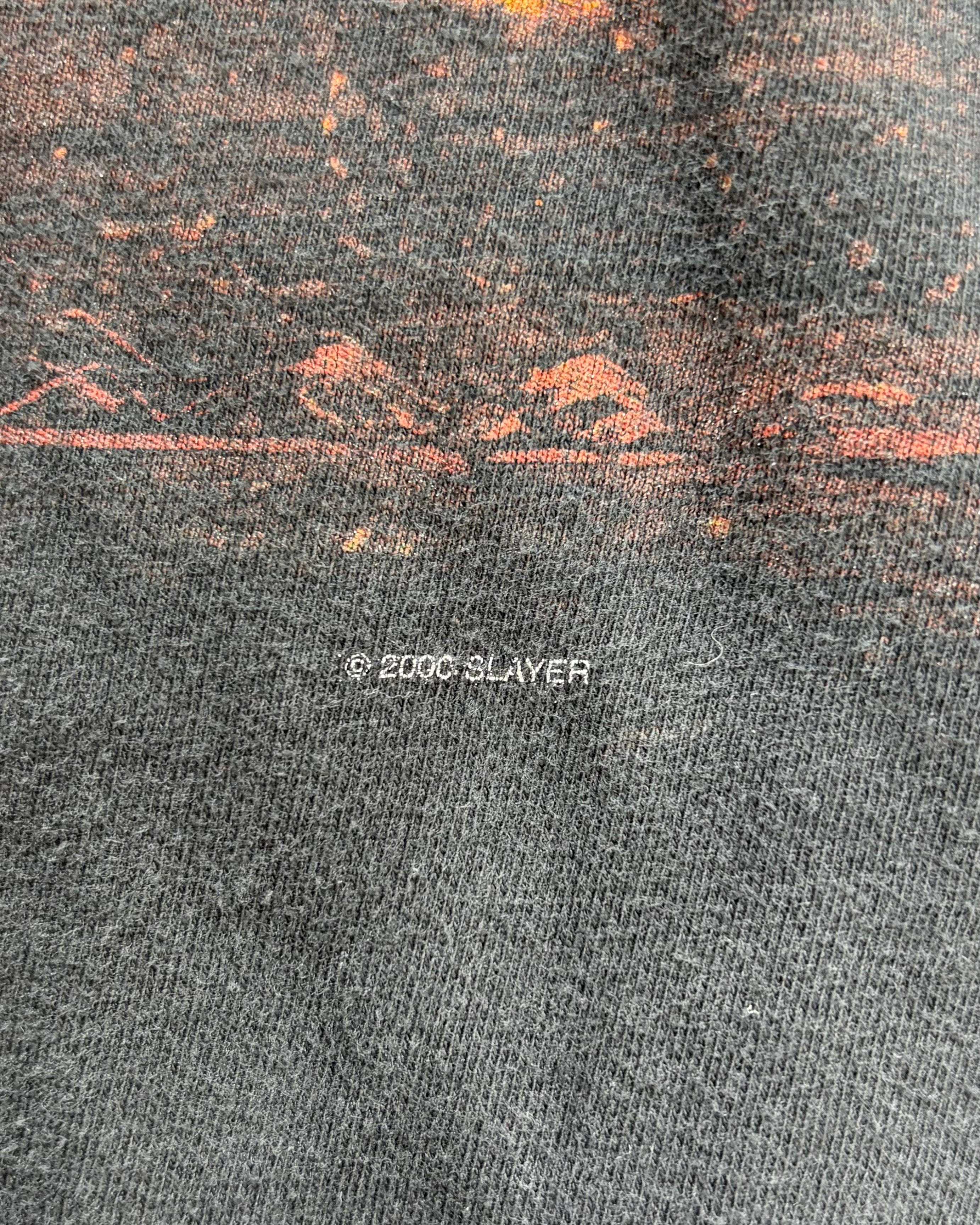 00’s  “SLAYER” band t-shirt large