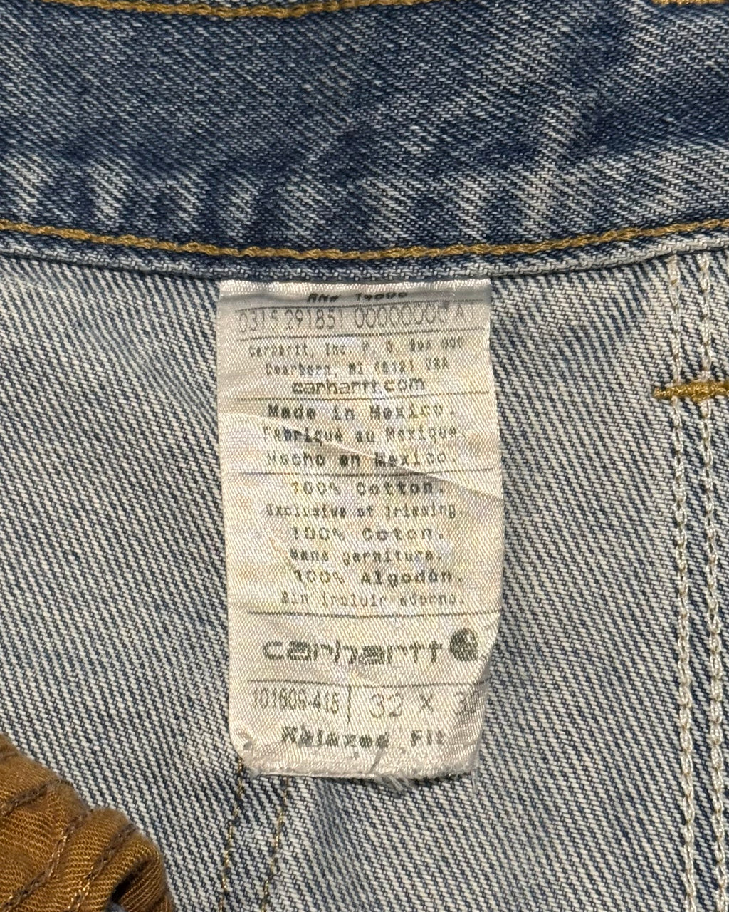 00’s “Carhartt” double knee pants 32×32