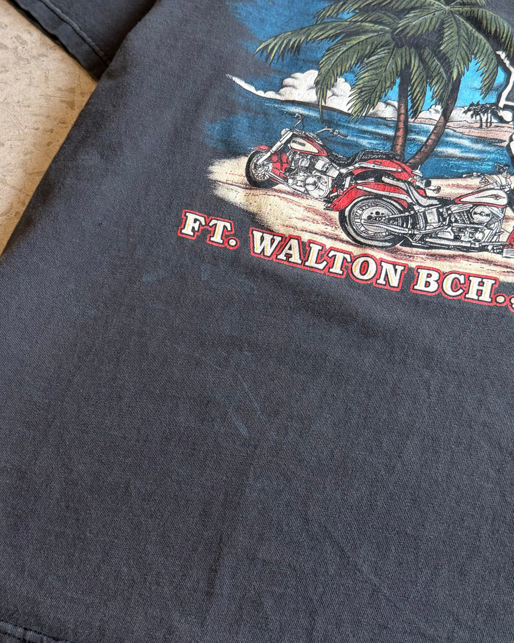 90’s “HARLEY-DAVIDSON” print t-shirt LARGE