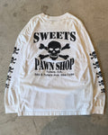 00's "SWEET PAWN SHOP"
skull design l/s t-shirt
