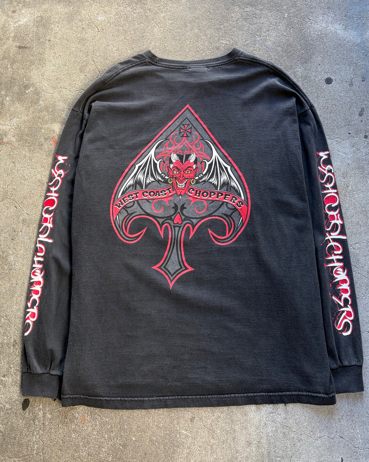 90-00’s “WEST COAST CHOPPERS”  l/s t-shirt 2x-large