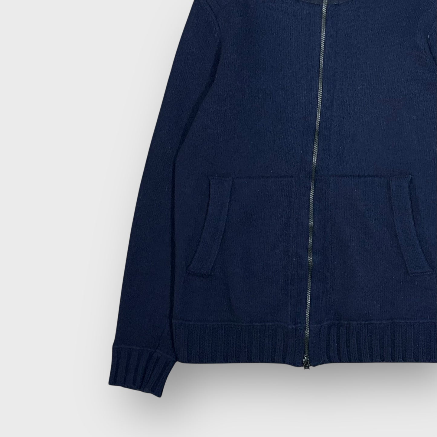 00’s “STONE ISLAND” knit zip hoodie