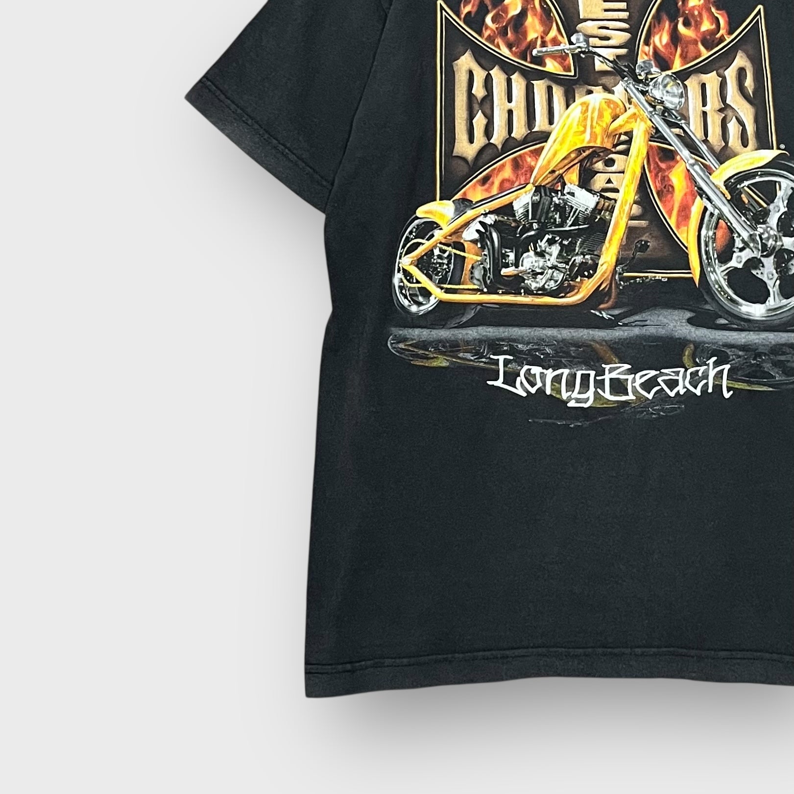 90s WEST COAST CHOPPERS クロス パーカー 墨黒 L 90s WEST COAST CHOPPERS クロス パーカー 墨黒 L 90's -00's