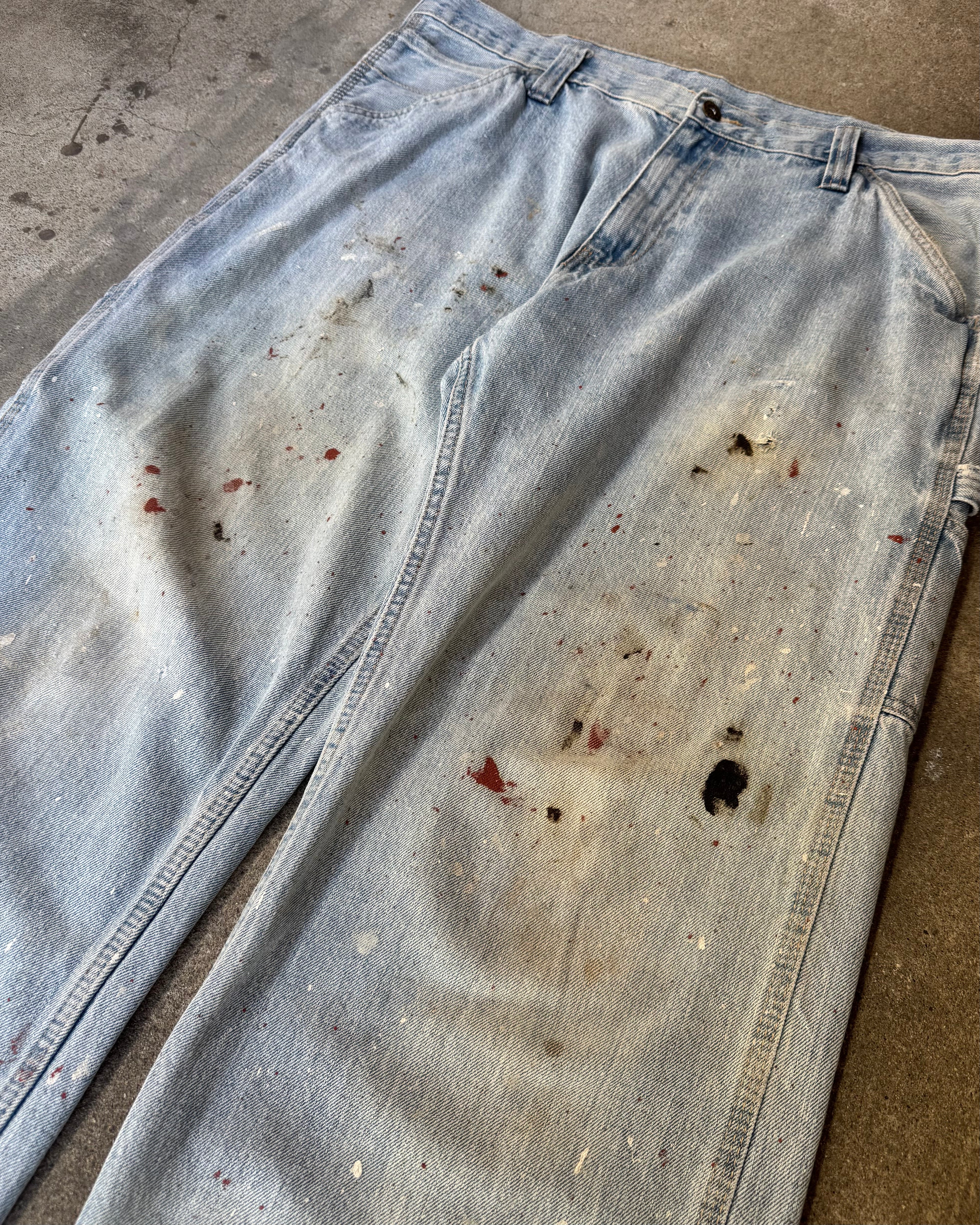 00’s “FADED GLORY”
paint wide denim 36×34