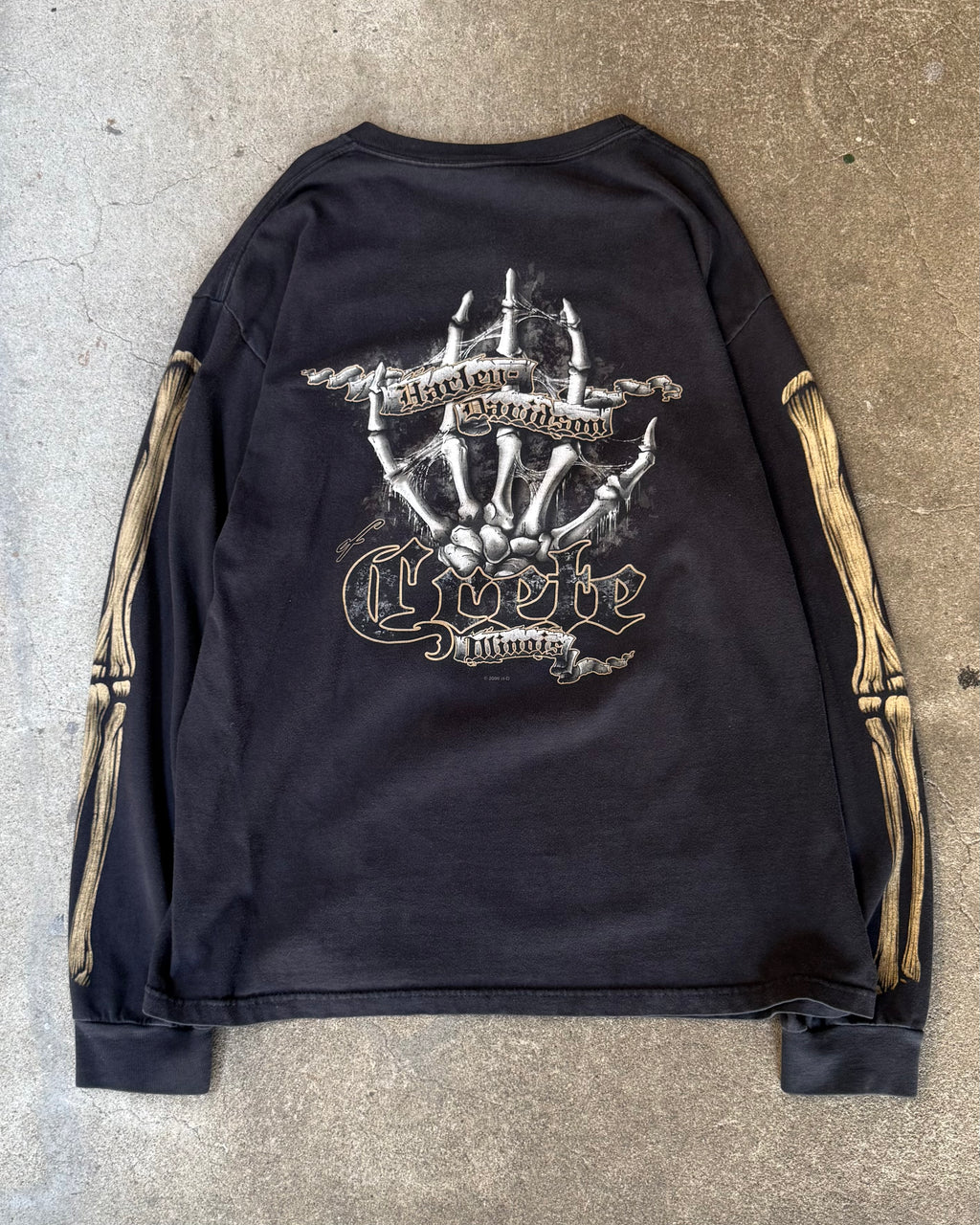 00’s “HARLEY-DAVIDSON” l/s t-shirt LARGE