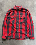 90-00’s “FIVE BROTHER”flannel shirt large