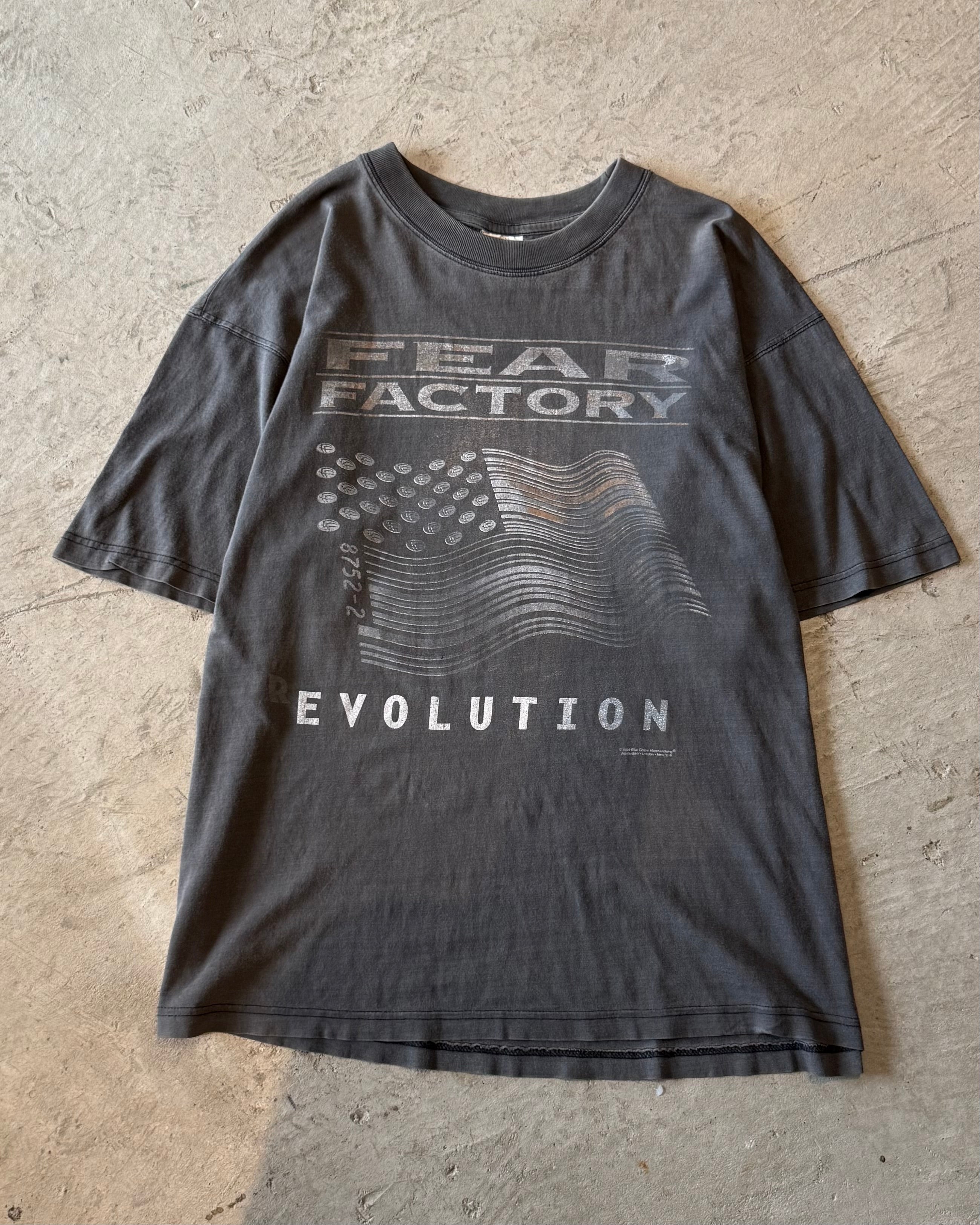 90's "FEAR FACTORY"
band t-shirt x-large