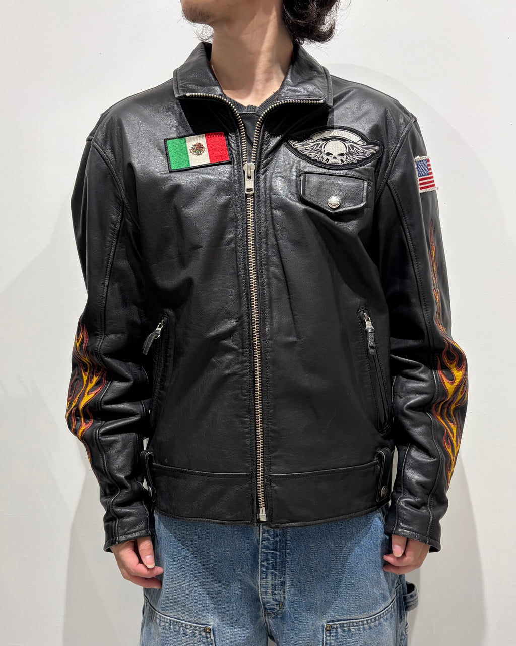 90’s “HARLEY DAVIDSON” leather jacket