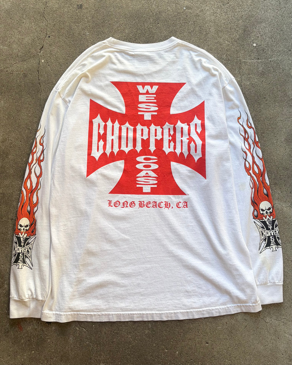 00-90’s “WEST COAST CHOPPERS” l/s t-shirt x-large
