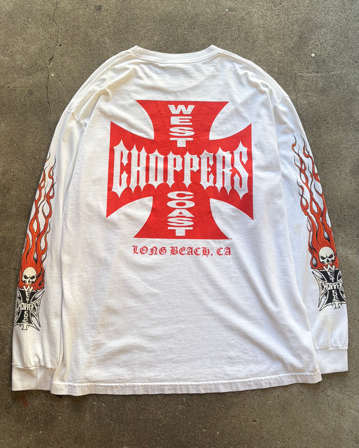 00-90’s “WEST COAST CHOPPERS” l/s t-shirt x-large