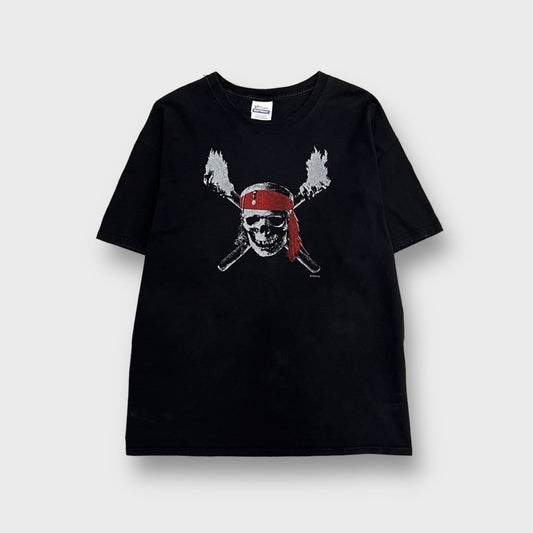 00's "Disney"
"Pirates of caribbean" movie t- shirt