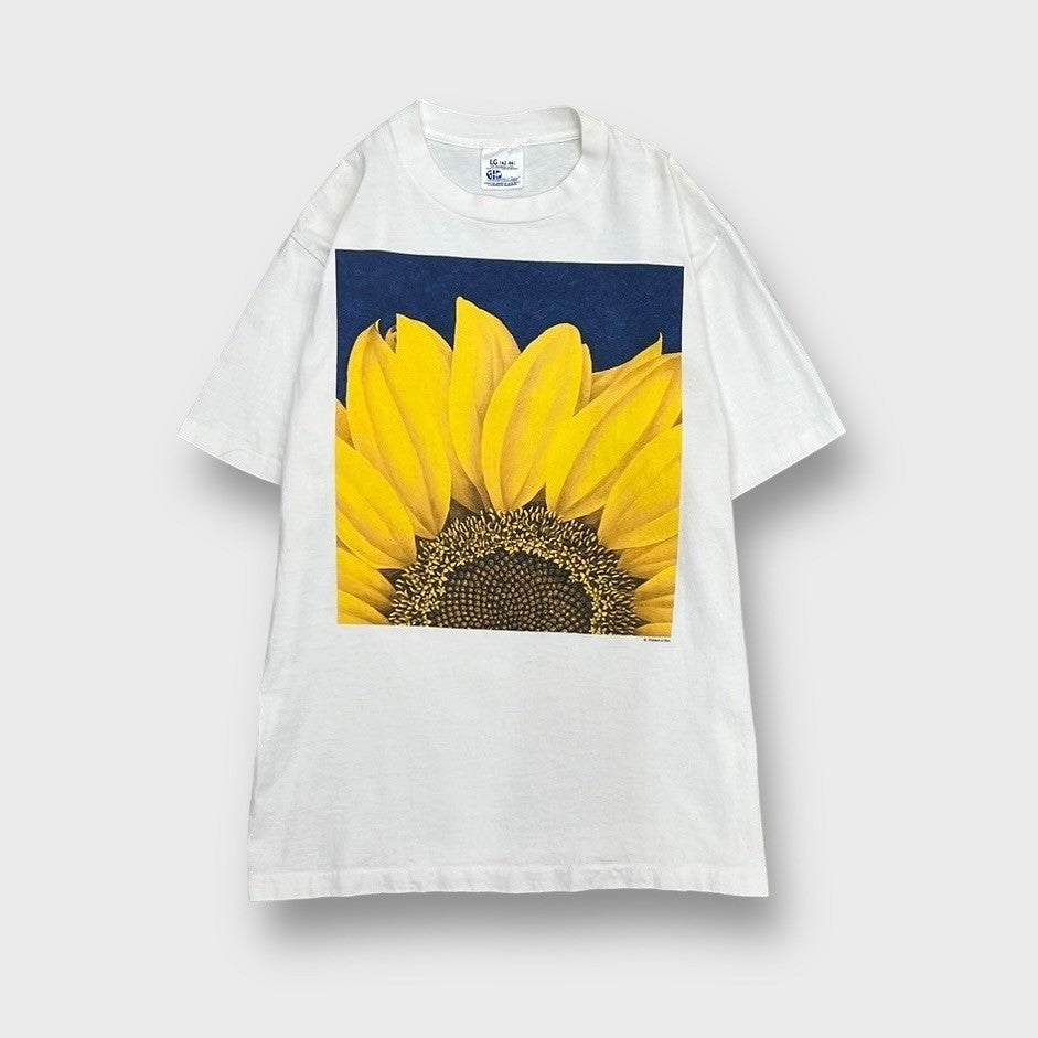 90’s Unkown “Sun Flower” art t-shirt