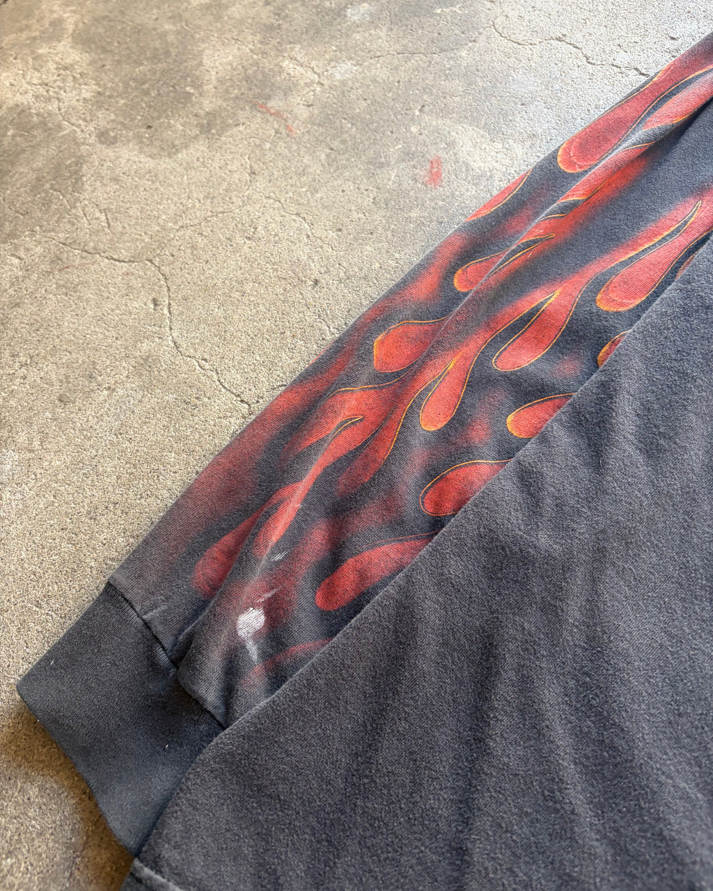 90’s “HARLEY DAVIDSON” flame pattern l/s t-shirt