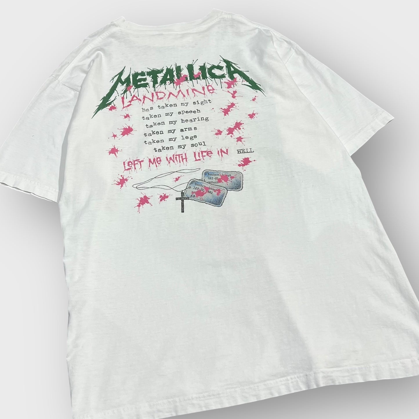 90’s METALLICA
“ONE” pushead t-shirt
