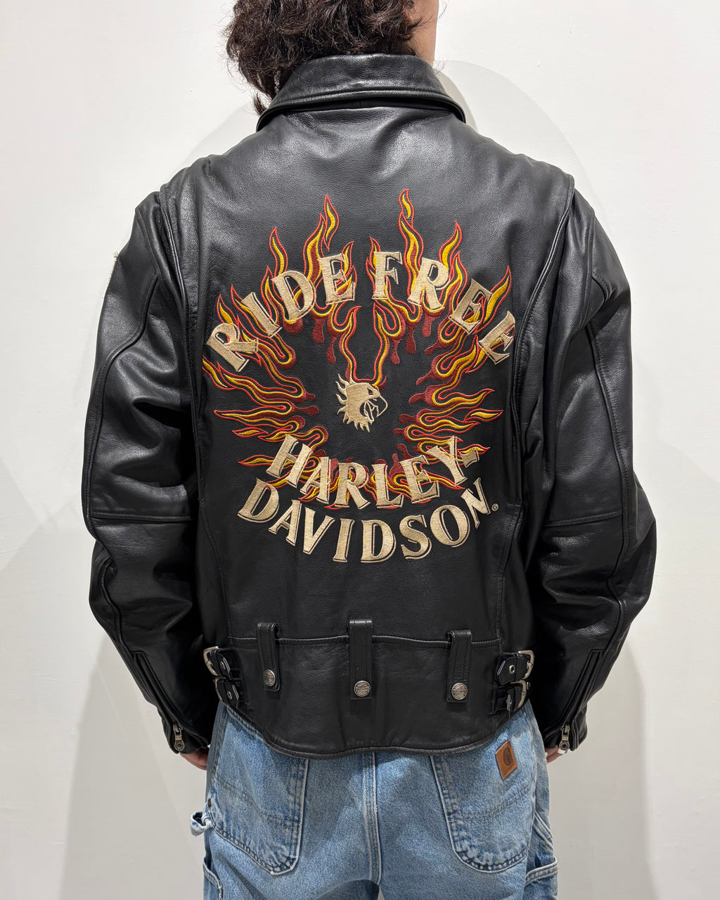 90’s “HARLEY DAVIDSON” leather jacket