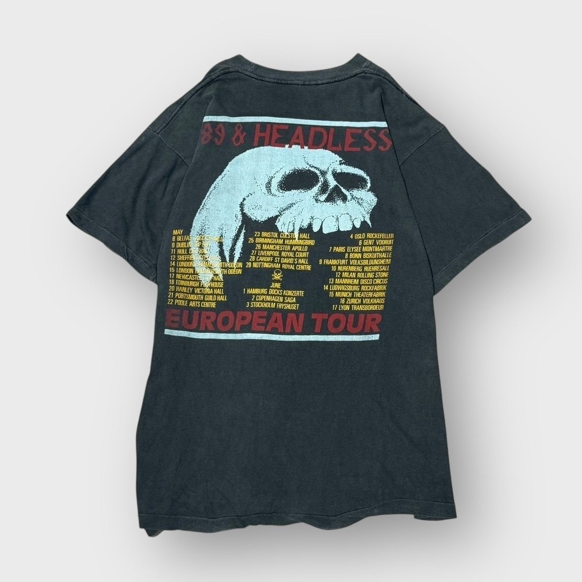 90’s “W.A.S.P”
band t-shirt