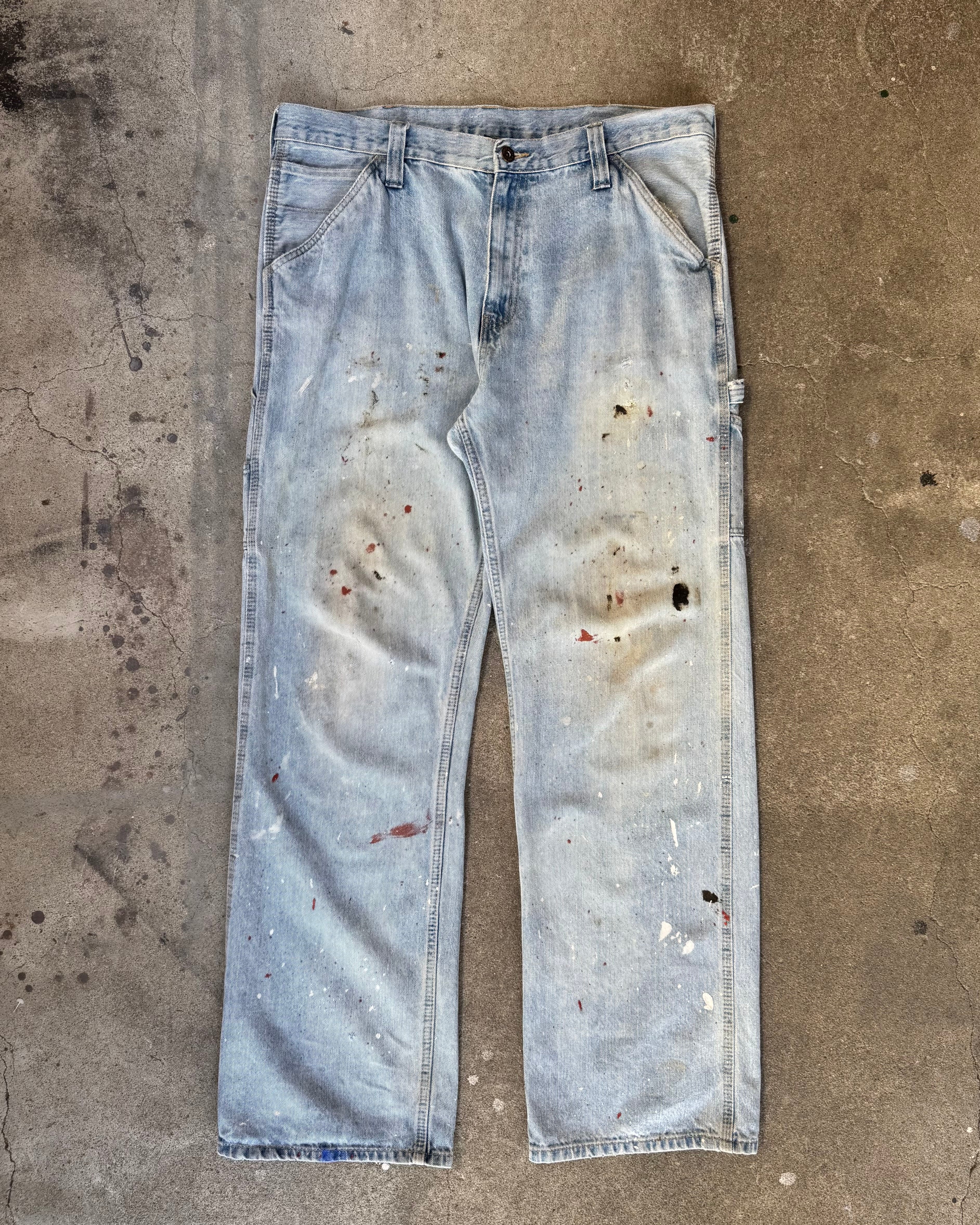 00’s “FADED GLORY”
paint wide denim 36×34