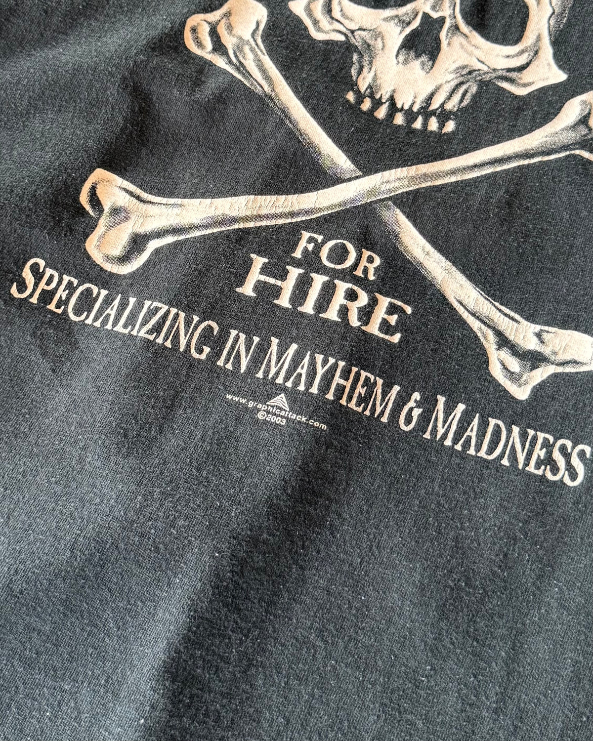 90-00’s “PIRATES FOR HIRE”
l/s t-shirt large