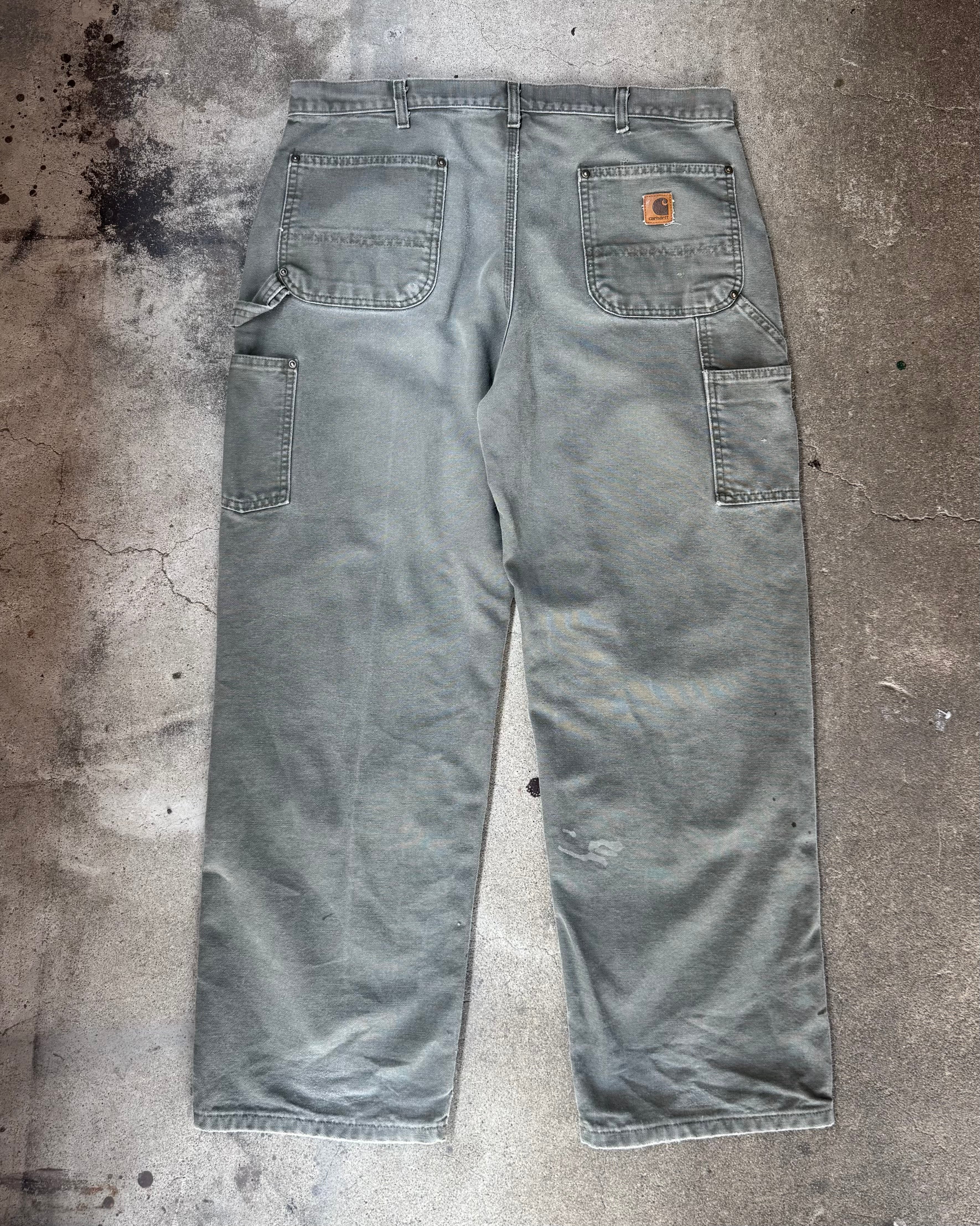 00’s “Carhartt”faded double knee work wear pants 38×30