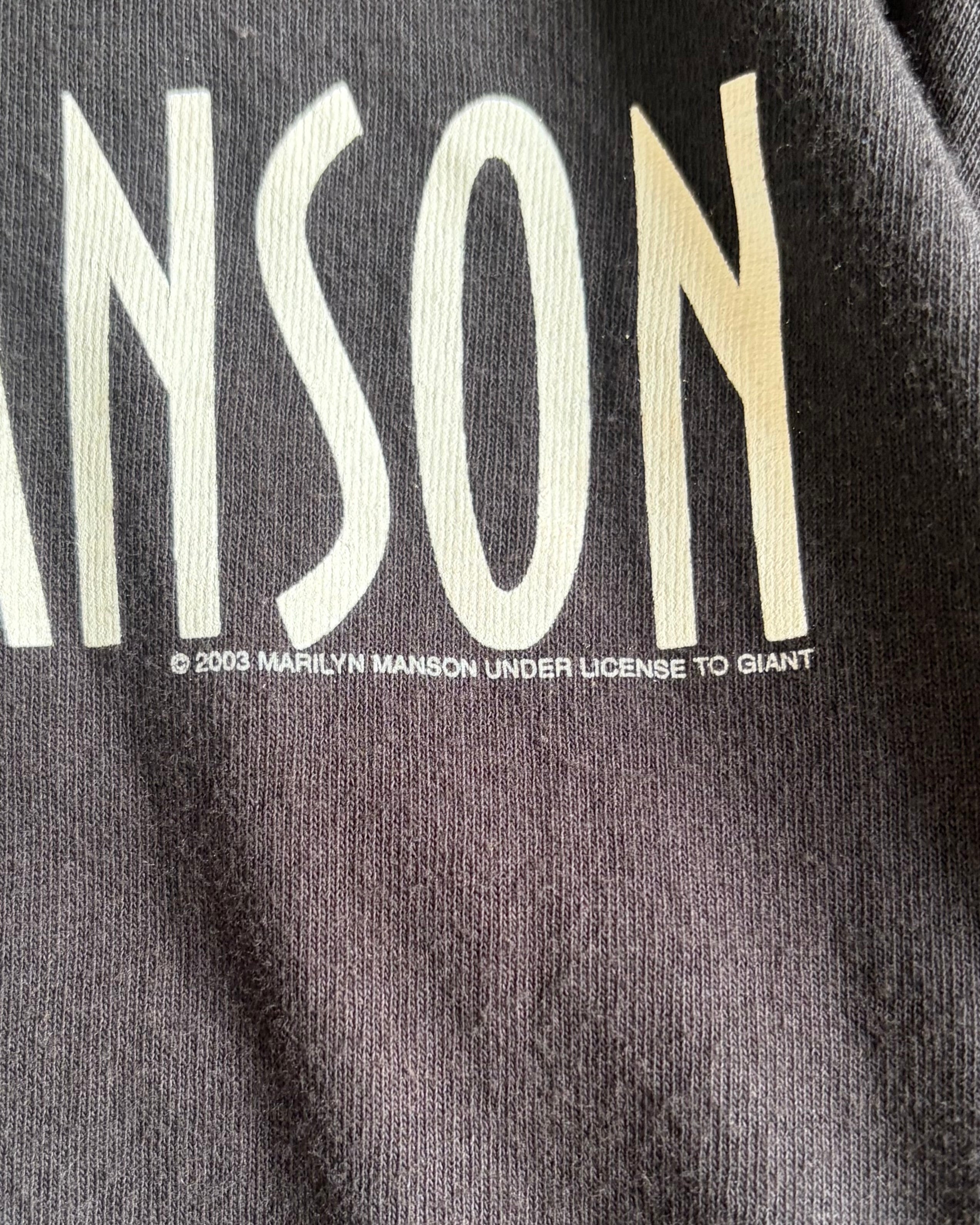 2003 Marilyn Manson
“This Is the New Shit” t-shirt large