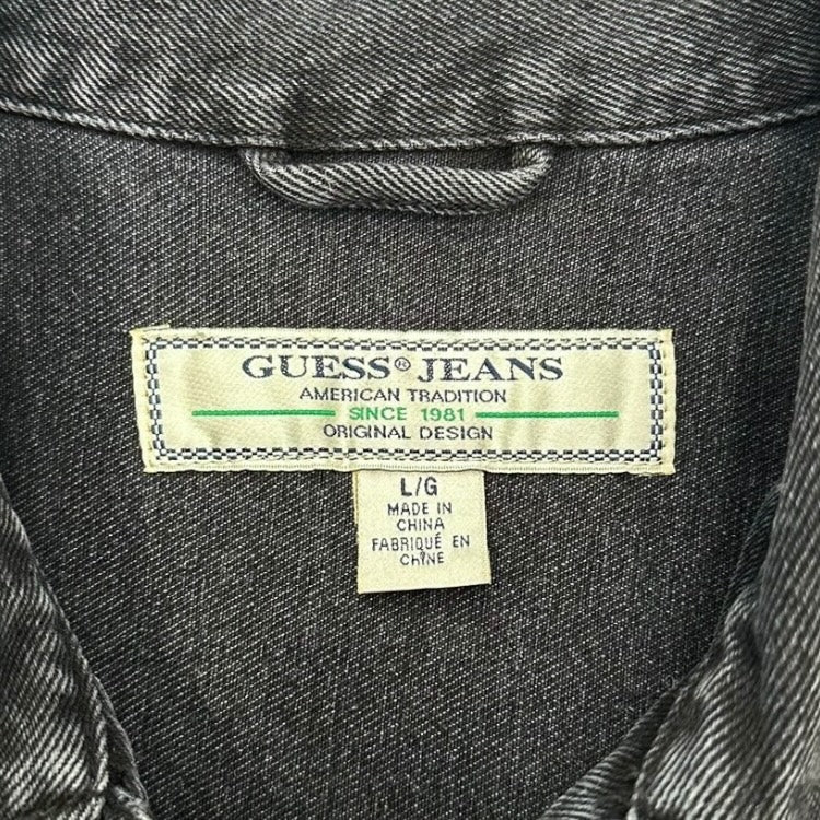 "GUSESS JEANS" Black denim jacket