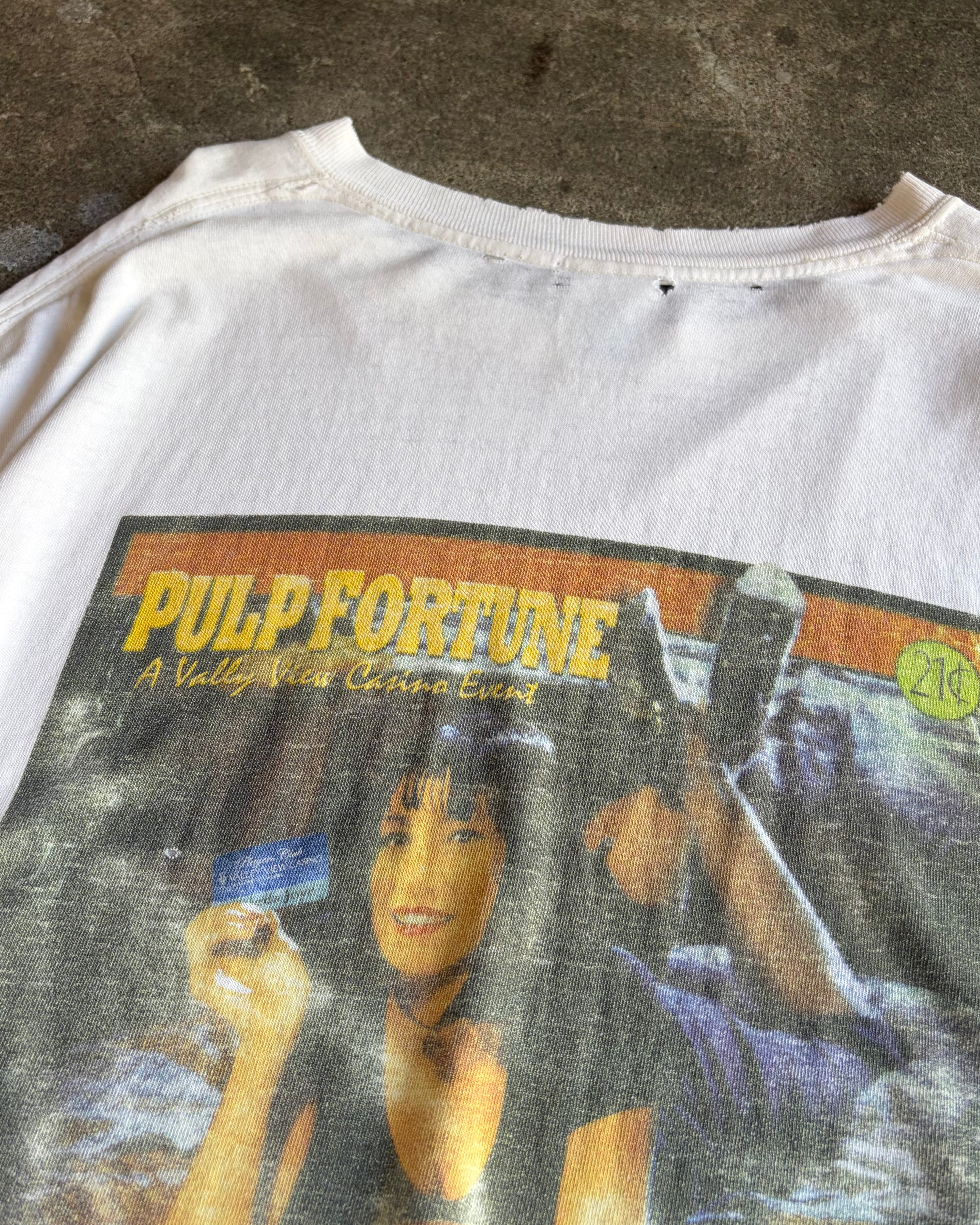 00’s “PULP FORTUNE” boot t-shirt X-large