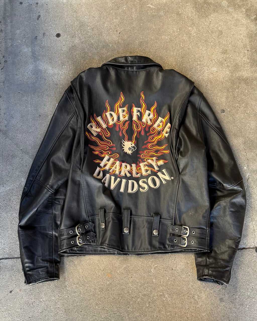 90’s “HARLEY DAVIDSON” leather jacket