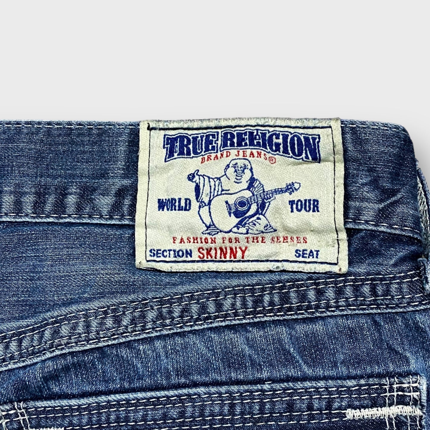 "TRUE RELIGION" Straight denim pants