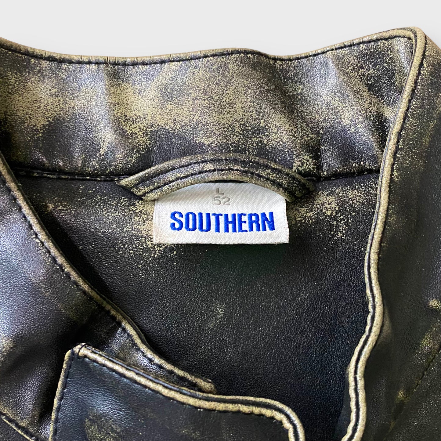 "SOUTHERN" Design leather jacket